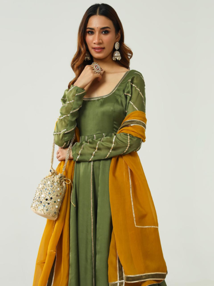 Lashika green anarkali